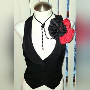 👔 IT'S A SALE!! DEBONAIR BOWTIE BROOCH NECKLACE 👔